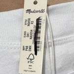 Madewell  Premium Standard The Shrunken Tee White Cotton Shirt Size XS Photo 7