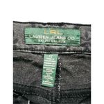 Ralph Lauren LRL Lauren  Black Velvet floral print jeans Size Photo 3