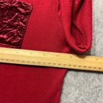 Fashion Bug Vintage Y2K  Red Polo Shirt Acetate Trim‎ Short Sleeve Top XL 90s USA Photo 3