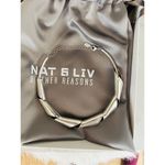 8 Other Reasons Twisted Collar Necklace, Silver, Rustic Style, NWT Photo 13