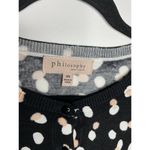 Philosophy  Sweater Size XS Women's Polka Dot Long Sleeve Button Up Lightweight Photo 2