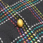 Amanda Smith  Vintage Blazer Suit Jacket Wool Blend Rainbow Plaid L Large XL Photo 2