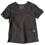 FIGS  Casma Scrub Top in Black Size Small Photo 0