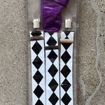 Mad Hatter Corset/Suspenders Set Blue Photo 5