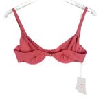 ANDIE NWT  Swim The Sicily Top Bikini Top Flat Punch Pink Size XS NEW Photo 5