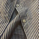 Brandy Melville  Navy and White Striped Shirt Photo 2