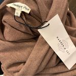 Sweet Pea New  Women's Cowl Neck Sweater Poncho Tan Brown Made in USA​ Photo 3