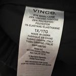 Vince  Black Wide Leg Trousers Pant Plus Size 1X Wool Blend Pleated Pull On Photo 7