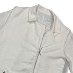 Majestic Filatures Cotton Cashmere Textured Long Sleeve‎ Jacket White Size L Photo 3