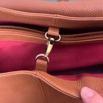 LENE Large Brown Leather and suede Hobo Bag/Shoulder Bag Photo 9