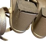 Fiorini Women's 8.5 Elegant Gold Strappy‎ Heel Sandals Formal Party Open Toe Photo 9