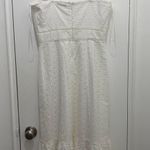 Parker Genevieve Eyelet fitted midi dress size 6 Photo 1
