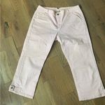 Levi's Levi’s Strauss Signature Pink Size 12 Capri Cropped Denim Jeans Photo 0