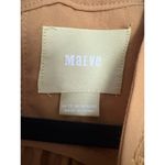 Maeve Anthropologie Womens Size 10 Mustard Yellow Sleeveless Lace-Up Blouse Photo 2