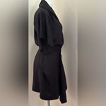 Live Better Ever Black Asymmetrical Dress.. V Neck, Can Be Worn As A Hood Sz L Size L Photo 4