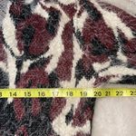 BP Black & Cream Eyelash Leopard Print Oversized Sweater Cardigan Photo 6