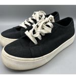 Torrid Black Canvas Platform Sneakers Womens 11 W Photo 0