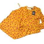 Reformation NWT Josephine in Yellow Amelia Vintage Rose Floral Midi Dress 10 Photo 1