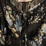 Miami  Black and Blue Floral Dress Photo 5