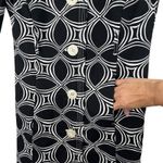 Banana Republic  Factory Petite Statement Graphic Jacket Mod Geometric Print PXS Photo 5