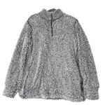 ORIGINAL WEATHERPROOF SWEATER LARGE VTG GRAY FUZZY COMFORTABLE PULLOVER JACKET Photo 0