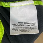 Nike  Dri-Fit Black & Neon Yellow High Rise Athletic Gym Shorts Photo 6