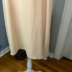 Elan  Cream Midi Dress with Black Lace Trim Photo 3