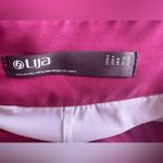 Lija Cubism Plaid Activewear Golf Skort Zip pink Cotton Blend pocket Size 4 Photo 12