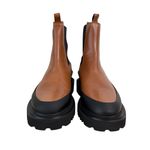 ALLSAINTS NEW  Harlee Tan Brown Leather Boots Chunky Lug Sole Sz 8 US 38 EU Photo 2