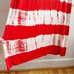 Lapis Maxi Dress in Tie Dye Red & White Stripes, Size XS Photo 4
