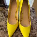 Jessica Simpson  Vibrant and beautiful Yellow Heels! Gently worn! Photo 1