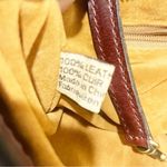 Patricia Nash Patricia‎ Nash Italian Vegetable Tan Leather Winter Bloom Poppy Satchel Bag Photo 5