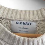 Old Navy White Sweater - M Photo 1