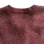 Natural Life Cozy Textured Button Sweater Dress Tunic Size XS Maroon boho hippie Photo 9