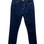 Current/Elliott The Mid Rise Stiletto Skinny Jeans Dark Wash size 25 Photo 2