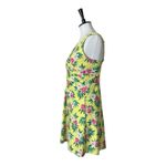 Lands' End Lands’ End Swim Dress Wrap Top Skirt Yellow Tropical Floral Women’s Size 12 Photo 6