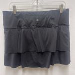 Athleta  M Athletic Stretch Skirt Breathable Tennis Mini Skort Black Pickleball Photo 5