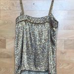 New York & Company Adjustable Strap Tank Top Gold Size XS Photo 1