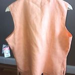 Anne Carson Peach Sleeveless Blouse Size xL Photo 1