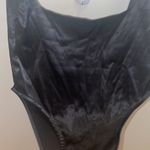 Salty   high cut leg satin bodysuit Photo 11