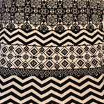 Black and White Patterned Maxi Dress by Rusty Size 10 Photo 2