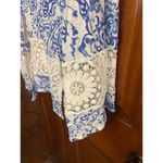 Women's Caroline Constas Blue White
Floral Paisley Lace Crochet Skirt Large White Photo 1