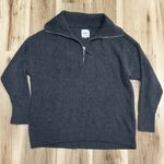 Aerie CozyUp Waffle Quarter Zip Sweater Women’s Small Photo 1