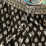 Breeze ever  rayon wide leg Geometric print pockets pants NWT elastic tie waist Photo 6