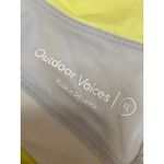 Outdoor Voices  Womens Yellow Racerback Yoga Workout Athletic Tank Crop Top Sz XL Photo 2