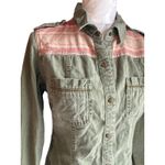 Maurice's Maurice’s dark green Jean denim button up womens small Photo 1