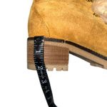 Montelliana Shearling Fur Suede Boots 37 Yellow Size 7 Photo 3