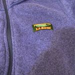 L.L.Bean  Heathered Purple Full Zip Up Photo 1