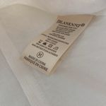 BLANK NYC White Linen Blend Tie Front Blouse Bell Sleeves Size Medium 70s Boho Photo 6