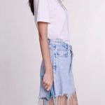 Maje  Women's cotton Rhinestone denim shorts for Spring/Summer Photo 1